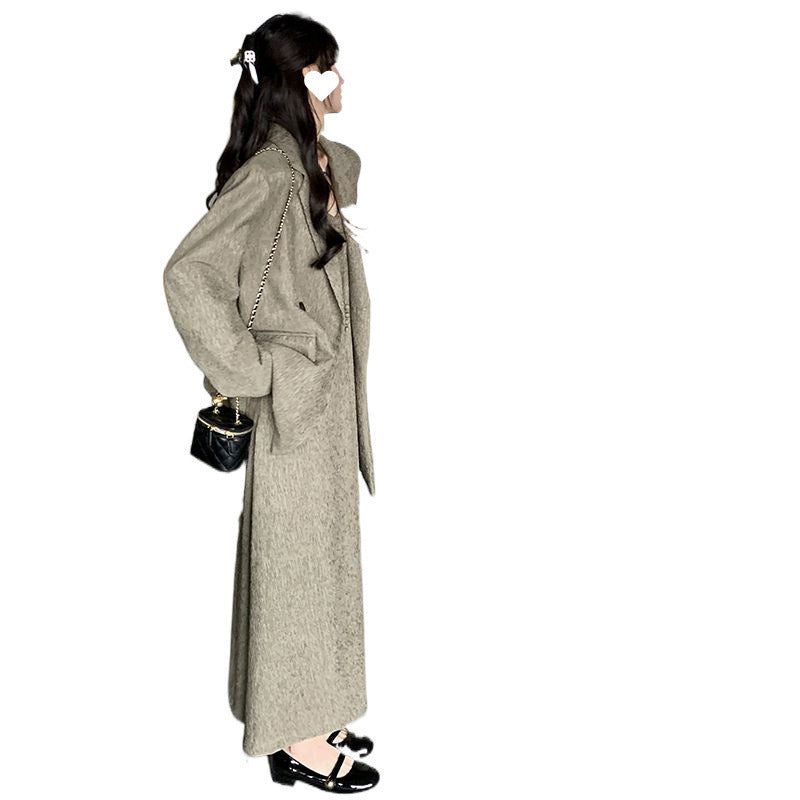 Set Of High-grade Suit Suspender Skirt Temperament Two-piece Suit