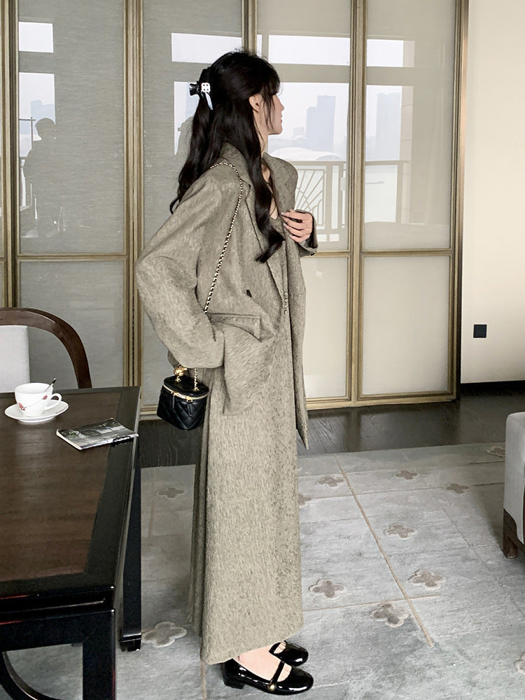 Set Of High-grade Suit Suspender Skirt Temperament Two-piece Suit